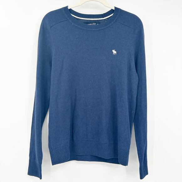 NWT Abercrombie & Fitch A&F Mens Fall Preppy Cashmere Blend‎ Knit Sweater Size M - Picture 1 of 8